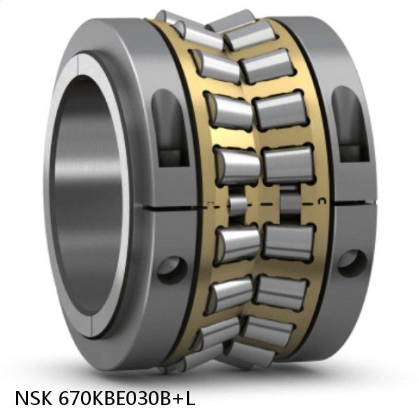 670KBE030B+L NSK Tapered roller bearing