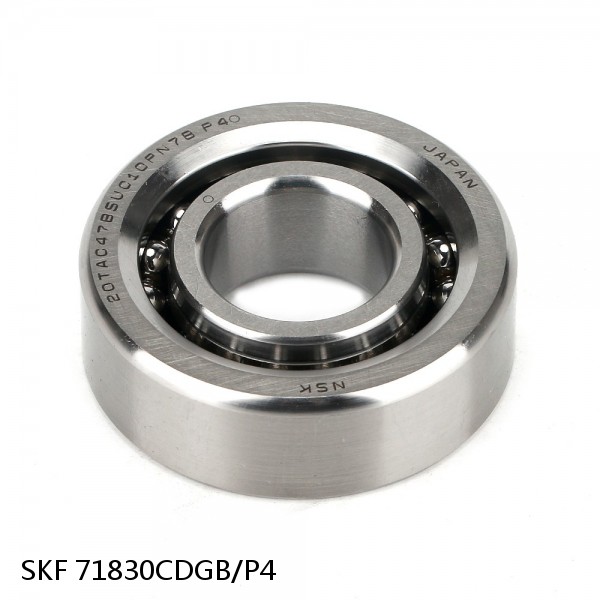 71830CDGB/P4 SKF Super Precision,Super Precision Bearings,Super Precision Angular Contact,71800 Series,15 Degree Contact Angle
