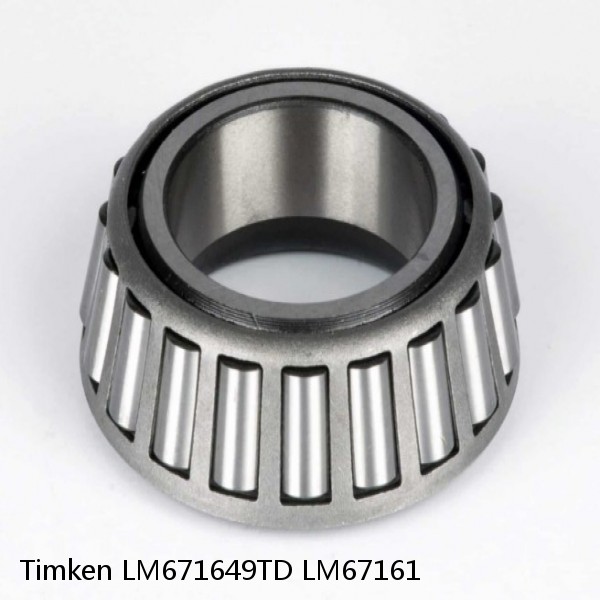 LM671649TD LM67161 Timken Tapered Roller Bearing