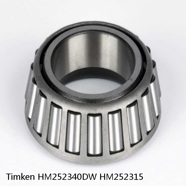HM252340DW HM252315 Timken Tapered Roller Bearing