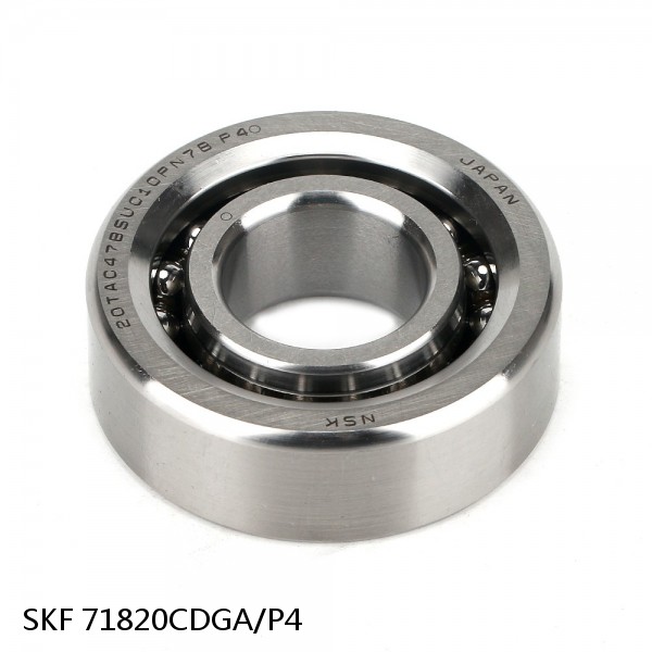 71820CDGA/P4 SKF Super Precision,Super Precision Bearings,Super Precision Angular Contact,71800 Series,15 Degree Contact Angle